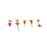 Temperament Girl Heart Korean Version Heart Set – Gifts for Kids — 2
