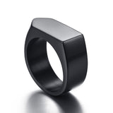 Stainless Steel Men's Ring Can Be Engraved – Gifts for Him — 8