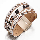 Alloy Magnet Horsehair Bracelet Leopard Print – Jewelry Gift Ideas — 8