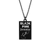 KPOP Jisoo Lisa Jennie Rose Signature ID Pendant – Jewelry Gift Ideas — 5