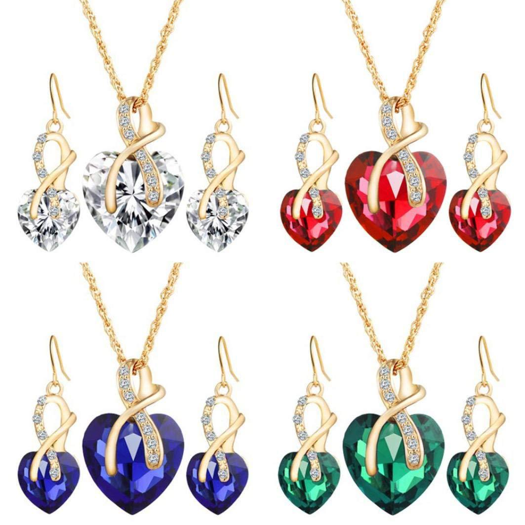 Jewelry Set With Crystal Glass Earrings – Jewelry Gift Ideas — 1