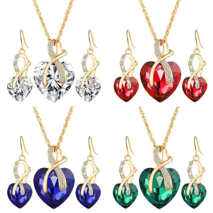 Jewelry Set With Crystal Glass Earrings – Jewelry Gift Ideas — 1