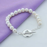 Silver Plated White Pearl Bracelet Jewelry – Jewelry Gift Ideas — 3