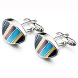 French cuffs metal painted cufflinks – Everyday Gifts — 8