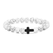 Tigereye White-barked Pine Obsidian Cross Men's – Jewelry Gift Ideas — 7