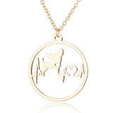 Round Animal Heartbeat Necklace – Jewelry Gift Ideas — 8