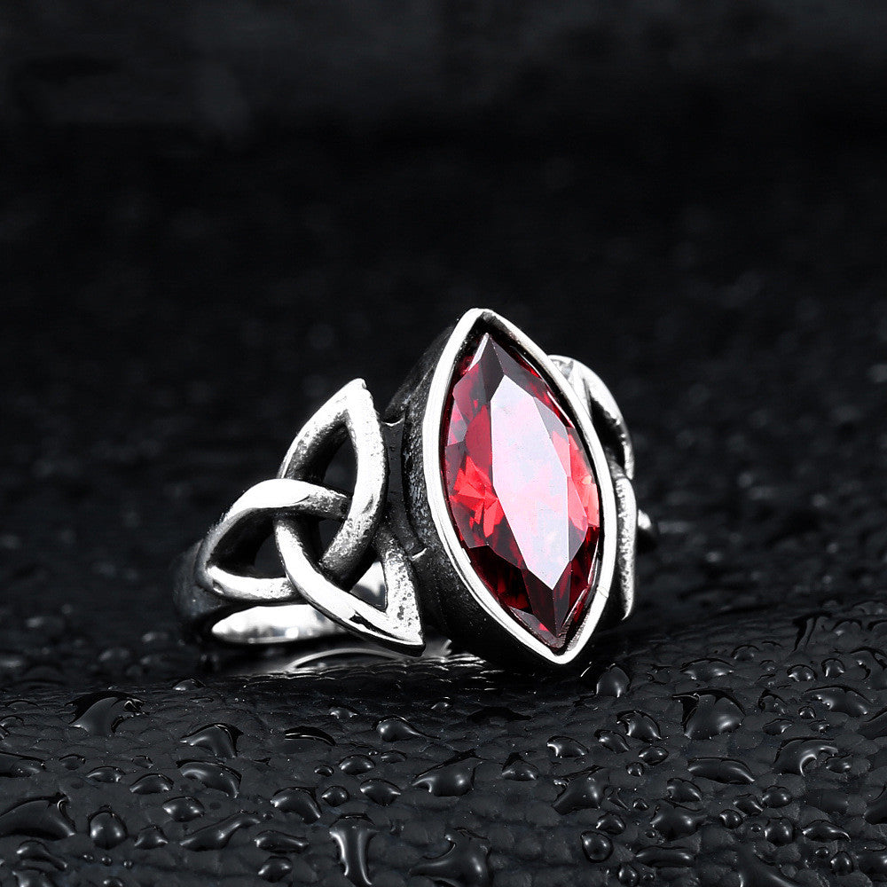 Steel Soldier Stainless Steel Zircon Ring – Gift Ideas — 1