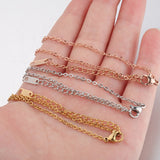 Stainless Steel DIY 2Mm Bracelet Chain Accessories – Stylish Gifts — 3