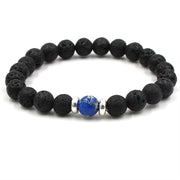 Volcanic Stone Bracelet Chakra Yoga 8mm – Jewelry Gift Ideas — 2