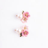 Bridal Flower Shell Pearl Earrings – Stylish Gifts — 5