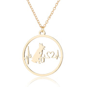 Round Animal Heartbeat Necklace – Jewelry Gift Ideas — 7