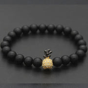 Pineapple micro inlaid zircon couple bracelet – Jewelry Gift Ideas — 7