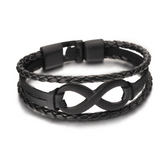 Lucky figure 8 leather bracelet bracelet – Jewelry Gift Ideas — 3