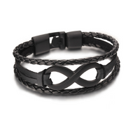 Lucky figure 8 leather bracelet bracelet – Jewelry Gift Ideas — 3