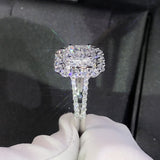 Micro-Set Princess Ring Simulation Diamond – Jewelry Gift Ideas — 5