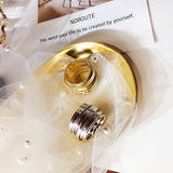 Multi-layer Wide Ring Women's Wide Version Simple – Gifts for Her — 4