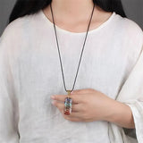 Retro Reiki Healing Energy Crystal Pendant – Jewelry Gift Ideas — 7