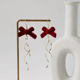 All-Match Long Tassel Earrings Bow Earrings – Unique Gift Ideas — 2