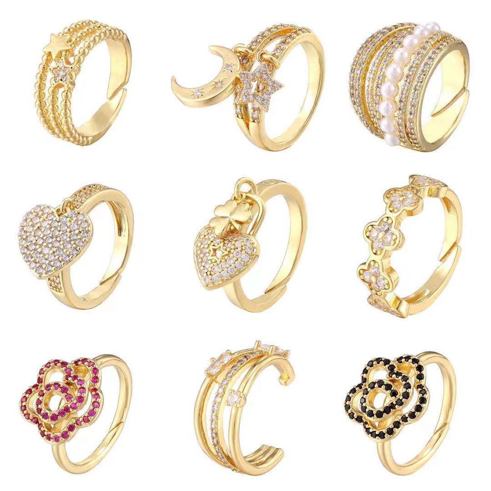 Micro-set Ring, Ring, Adjustable Ring, Butterfly – Stylish Gifts — 1