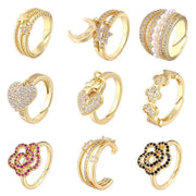 Micro-set Ring, Ring, Adjustable Ring, Butterfly – Stylish Gifts — 1
