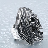 Titanium Steel Punk Skull Ring Overbearing Man – Gifts for Him — 4