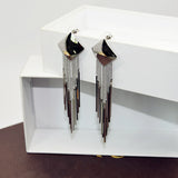Popular Geometric Diamond Tassel Earrings – Special Occasion Gifts — 6