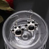 Locked Heart Lava Heart Dark Earrings – Unique Gift Ideas — 6