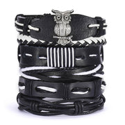 Men's Cross Braided Leather Adjustable Set – Jewelry Gift Ideas — 5