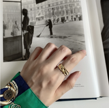 Irregular golden ring – Meaningful Gifts — 2