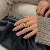 Retro Personality Geometric Cold Wind Ring – Thoughtful Gifts — 3