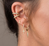 Cross zircon earrings – Useful Gifts — 3