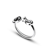 Sterling silver ring lady personality knot – Small Gift Ideas — 1
