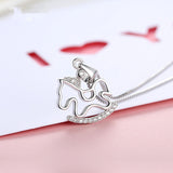 Necklace Female Pony Wood Zodiac Pendant Clavicle – Jewelry Gift Ideas — 2