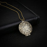 Vintage Pendant Hollow Round Luminous Necklace – Jewelry Gift Ideas — 4