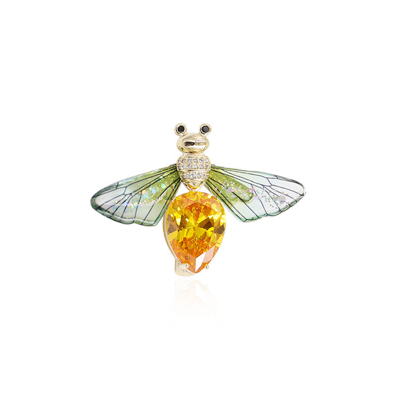 Lady's Anti-light Buckle Small Bee Brooch – Jewelry Gift Ideas — 1