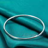 Silver Jewelry 3mm Smooth Circle Bracelet – Jewelry Gift Ideas — 2