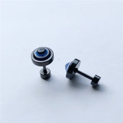 Personality Men's Stainless Steel Eye Pattern Stud – Gifts for Him — 7