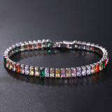 Simple Fashion Trend Colored Zircon Bracelet – Stylish Gifts — 7