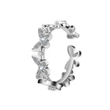 Fashion Micro Diamond Dancing Butterfly Ring – Stylish Gifts — 1