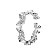 Fashion Micro Diamond Dancing Butterfly Ring – Stylish Gifts — 1