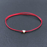 Waterproof Wax Wire Alloy Peach Heart Hand-woven – Jewelry Gift Ideas — 10