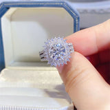 2 Karat D Color Moissanite Ring – Gift Ideas — 1
