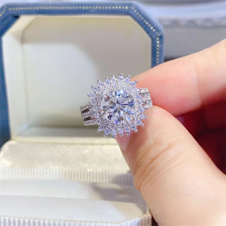 2 Karat D Color Moissanite Ring – Gift Ideas — 1