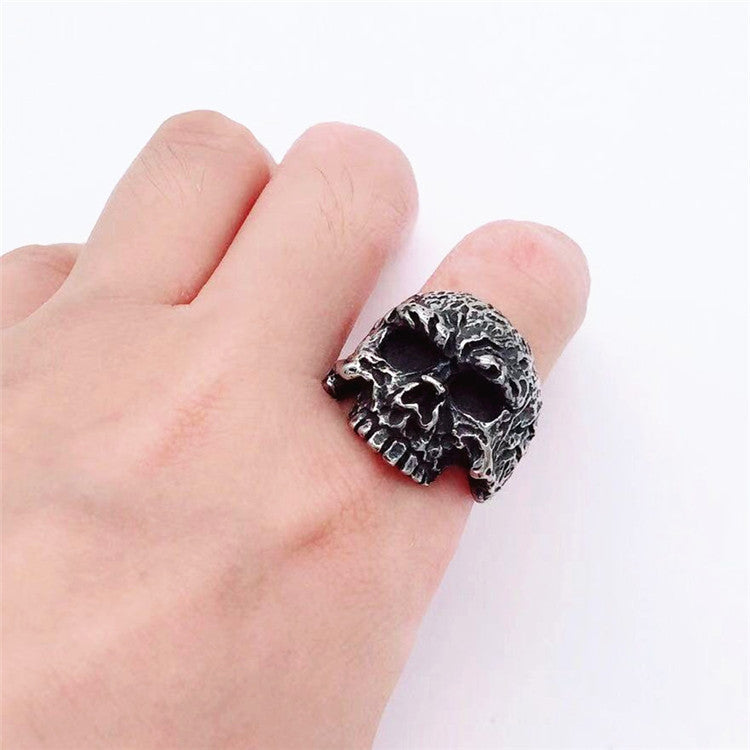 Skull men's titanium steel ring – Gifts for Him — 1