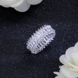 Women's Long Zircon Ring With Diamond Ring Accessories – Stylish Gifts — 7