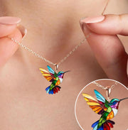 Colorful Bird Acrylic Earrings Vintage Necklace – Jewelry Gift Ideas — 8
