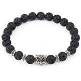 Natural Stone Owl Head Yoga Bracelet – Jewelry Gift Ideas — 16