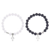 Hollow Cross Color Beaded Bracelet – Jewelry Gift Ideas — 7