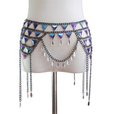 Multi-Layered Colored Acrylic Drop Waist Chain – Small Gift Ideas — 4
