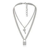 Vintage key lock pendant necklace – Jewelry Gift Ideas — 3
